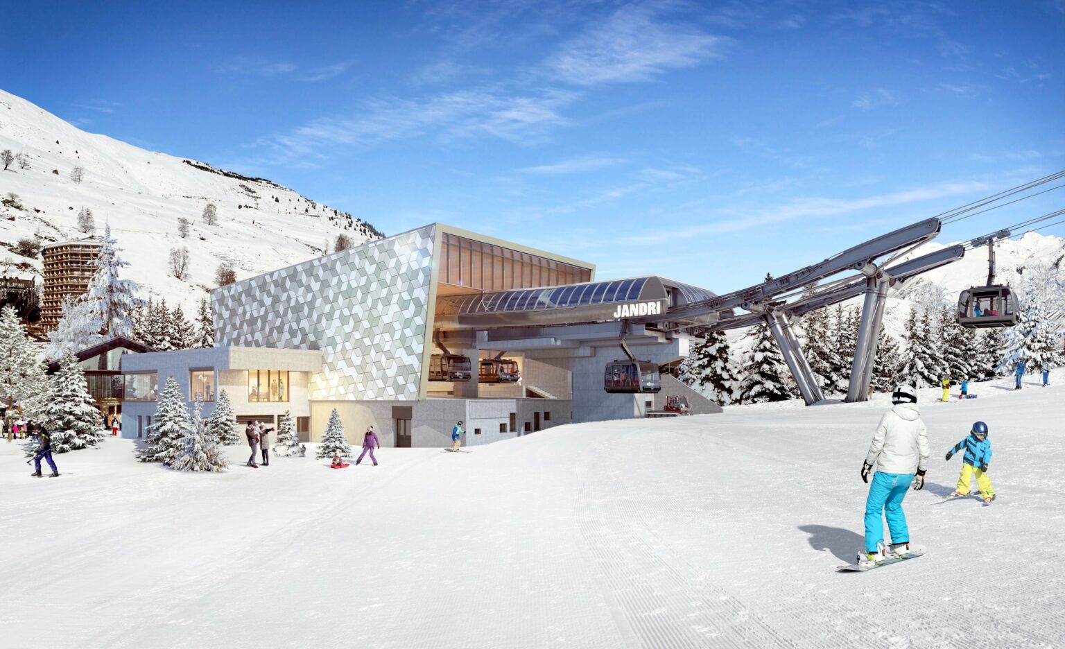 Telepherique Jandri 3S Express Les 2 Alpes 3