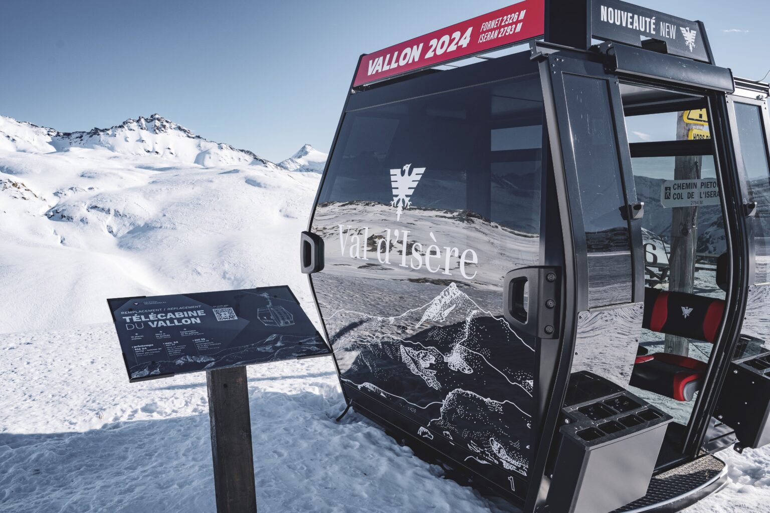 Val d’Isère : la nouvelle télécabine du Vallon de l’Iseran, « un accès plus rapide au glacier du Pisaillas » Télécabine Vallon Iseran Val d'Isere