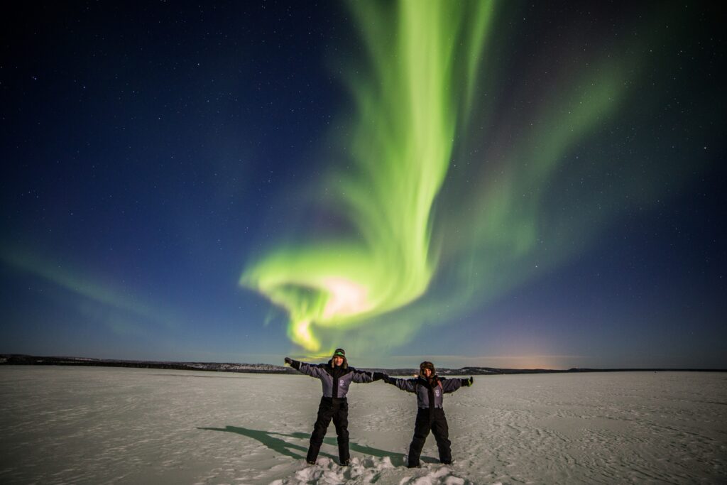 Northern Lighrs Aurora Borealis in Rovaniemi Lapland Finland 4 min