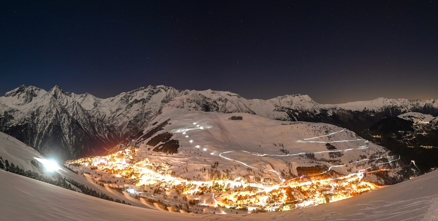 Les 2 Alpes les lumieres de la muzelle Pyrene Duffau 2 min
