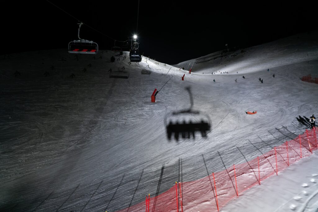 ski de nuit Les 2 Alpes Pyrene Duffau 2 min