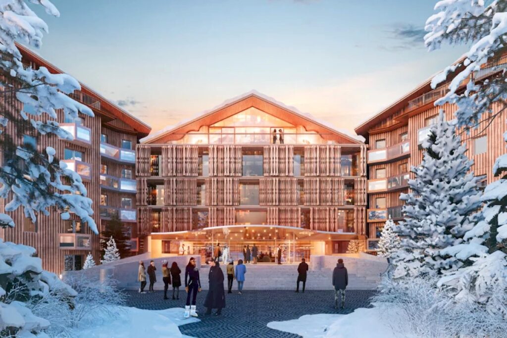 Un projet hors norme : Monaco va ouvrir son premier hôtel d’altitude dans cette station de ski Monte Carlo One Courchevel